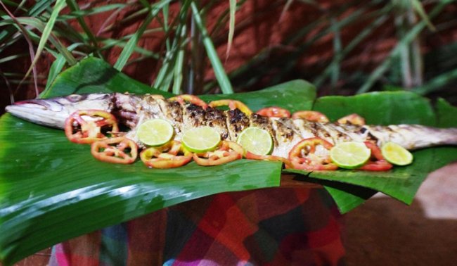 Poisson grillé pêché le jour même